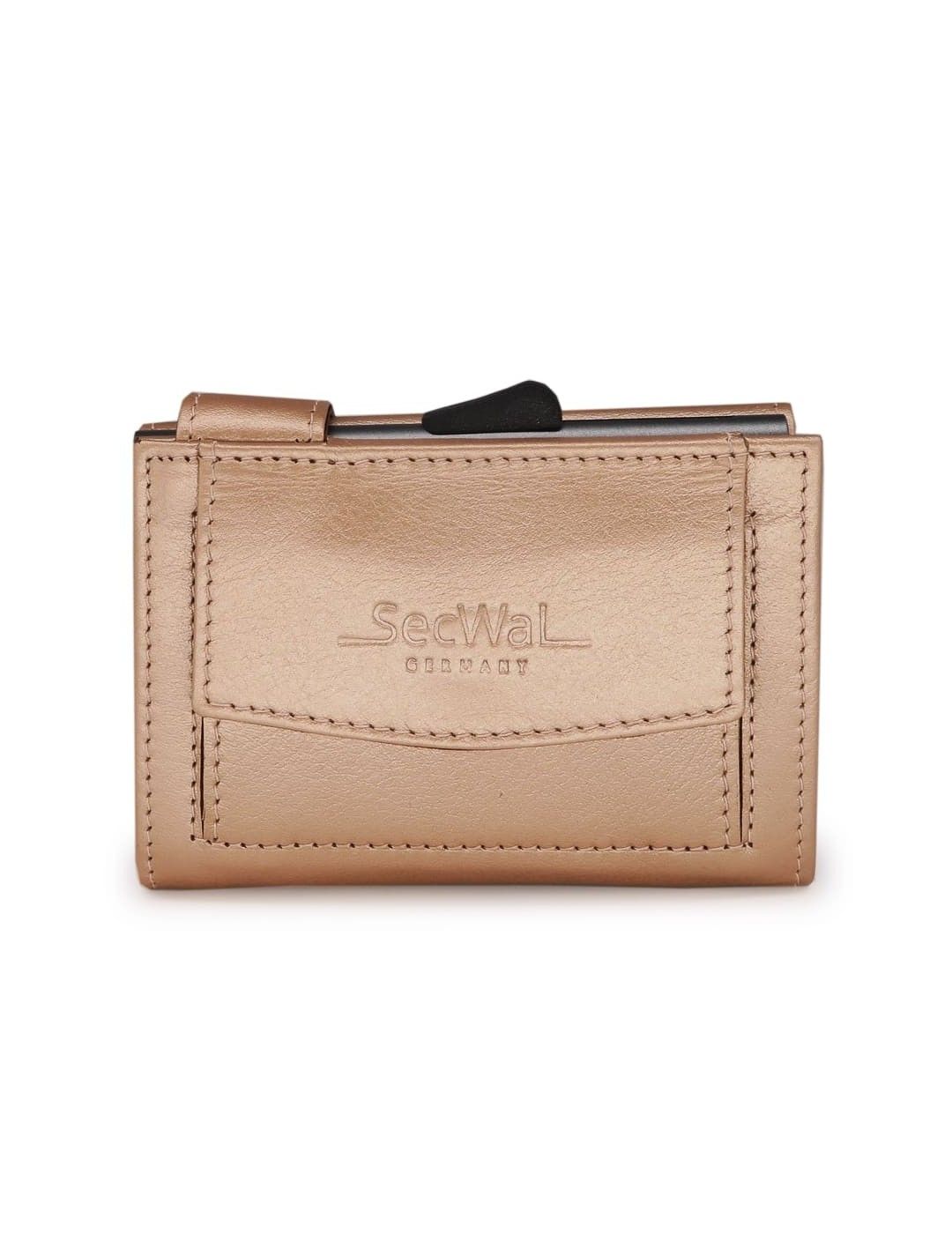 SecWal Card Case DK Leather Metallic Rosé