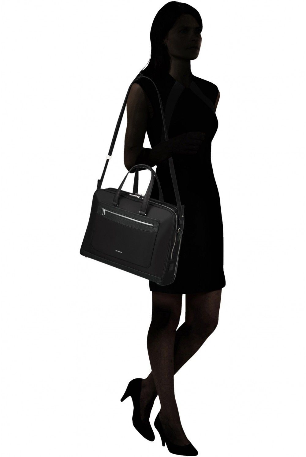 Samsonite Classic Leather Slim Backpack, Black, One India | Ubuy