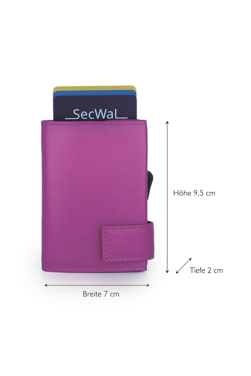 SecWal Card Case DK Leather pink