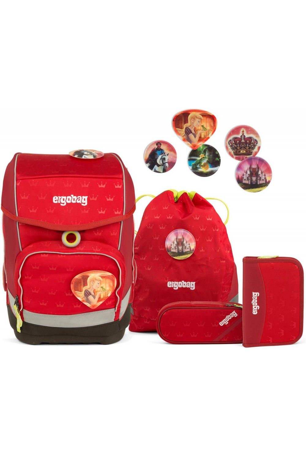 ergobag cubo School backpack set 5 pieces Küss den Bär