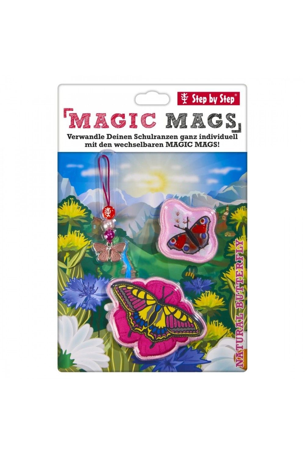Step by Step Magnetic Motive Accessories Natural Butterfly