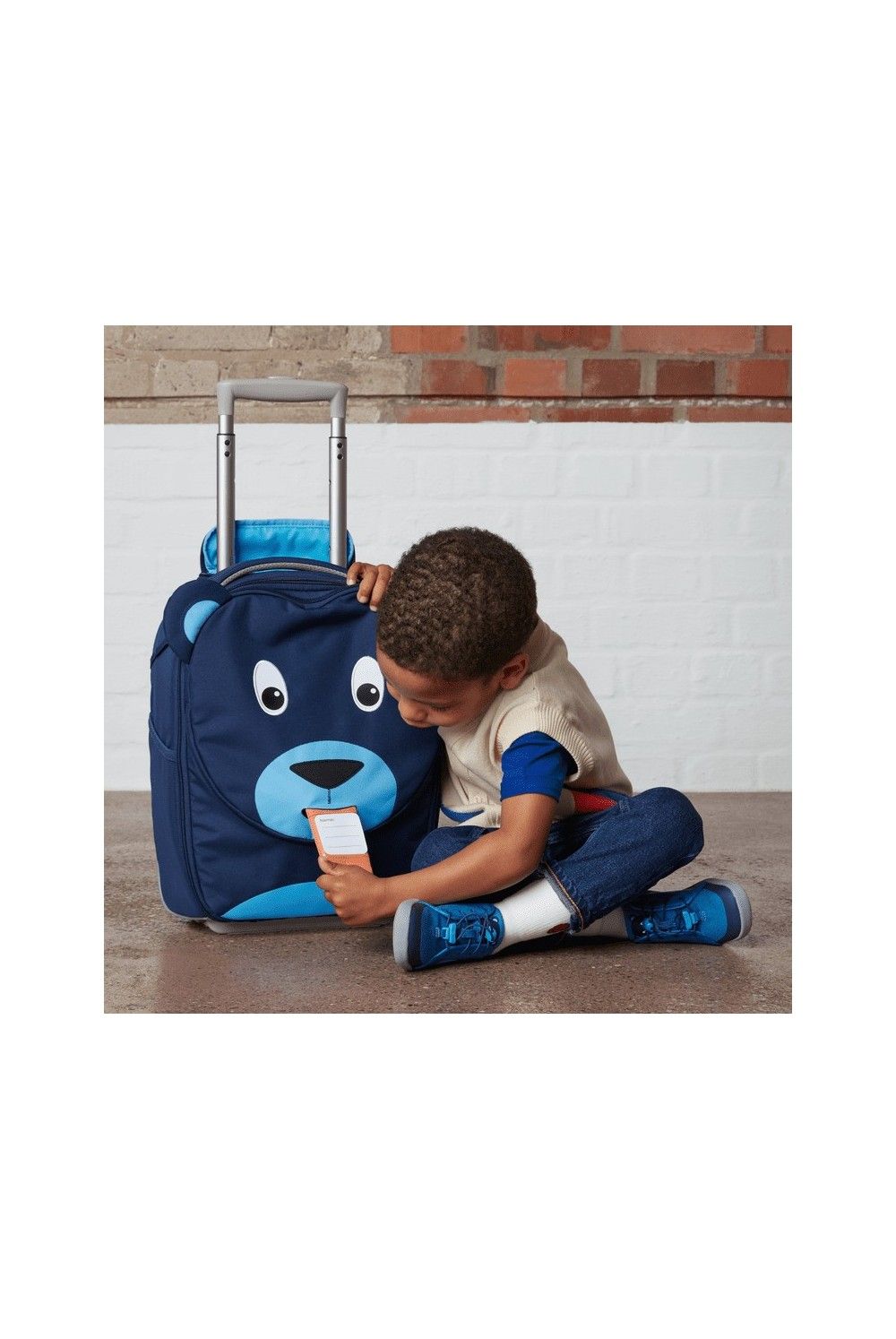 Affenzahn children's suitcase Bear 40cm 2 wheel