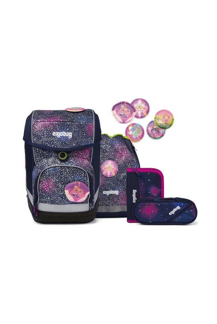 ergobag cubo school backpack set 5 pieces Limited Edition Bärlaxy