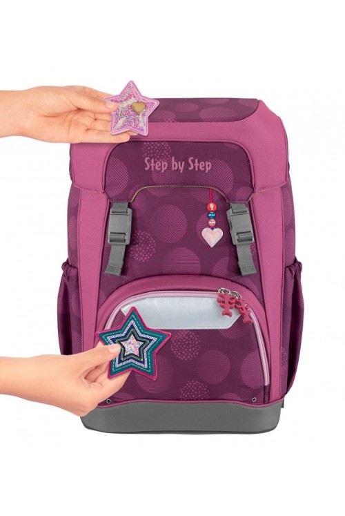Step by Step Giant Sac à dos scolaire 5 pièces Glamour Star