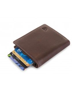 Roncato Card Case Iron Vegetable Leather