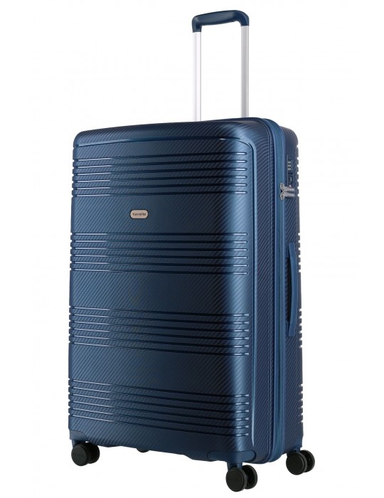 Suitcase Travelite Zenit 76cm 106 liter 4 wheel blue