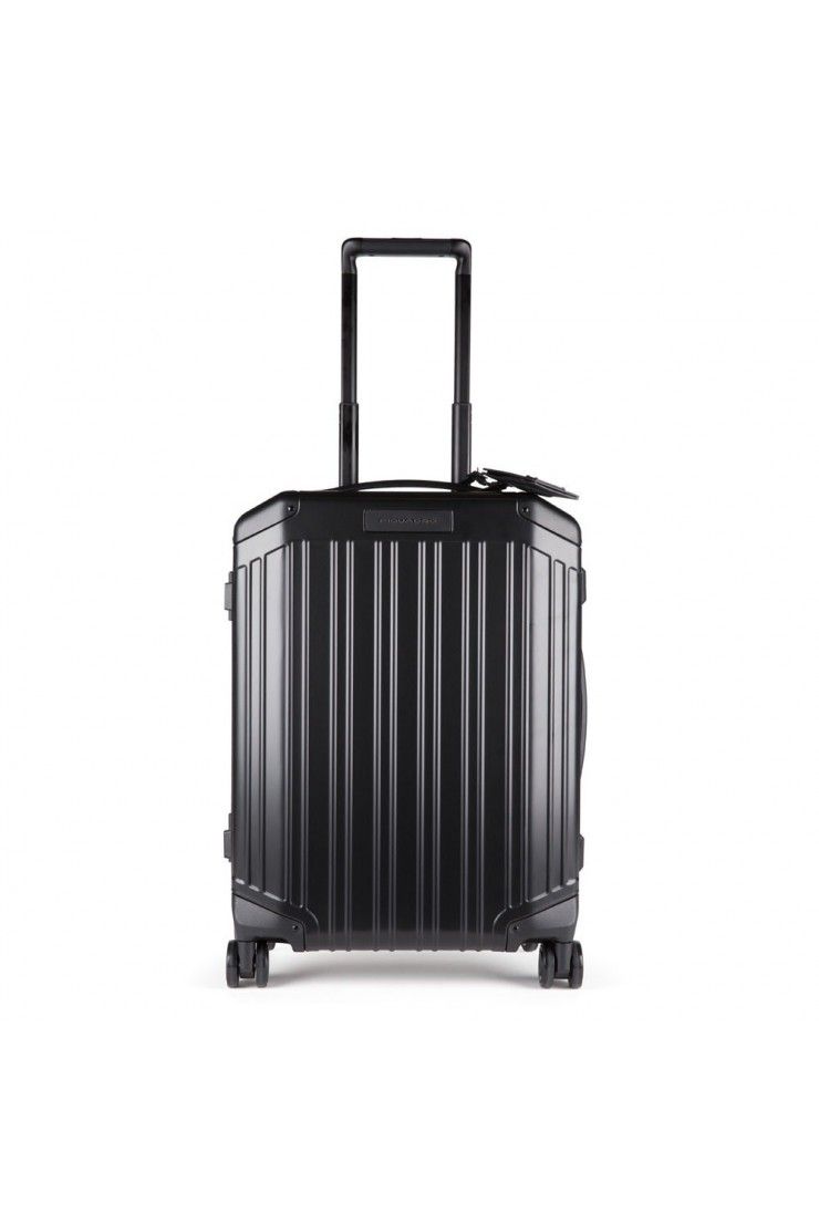 Aluminum case Collezione Piquadro 55cm 4 wheel hand luggage
