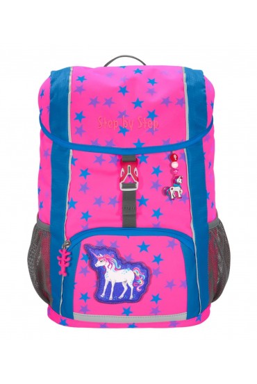 Children's garden backpack Step by Step NEON Colorful Unicorn
