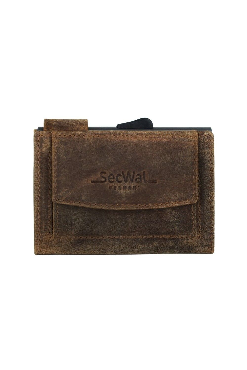 Porte-cartes SecWal DK Leather Hunter Marron