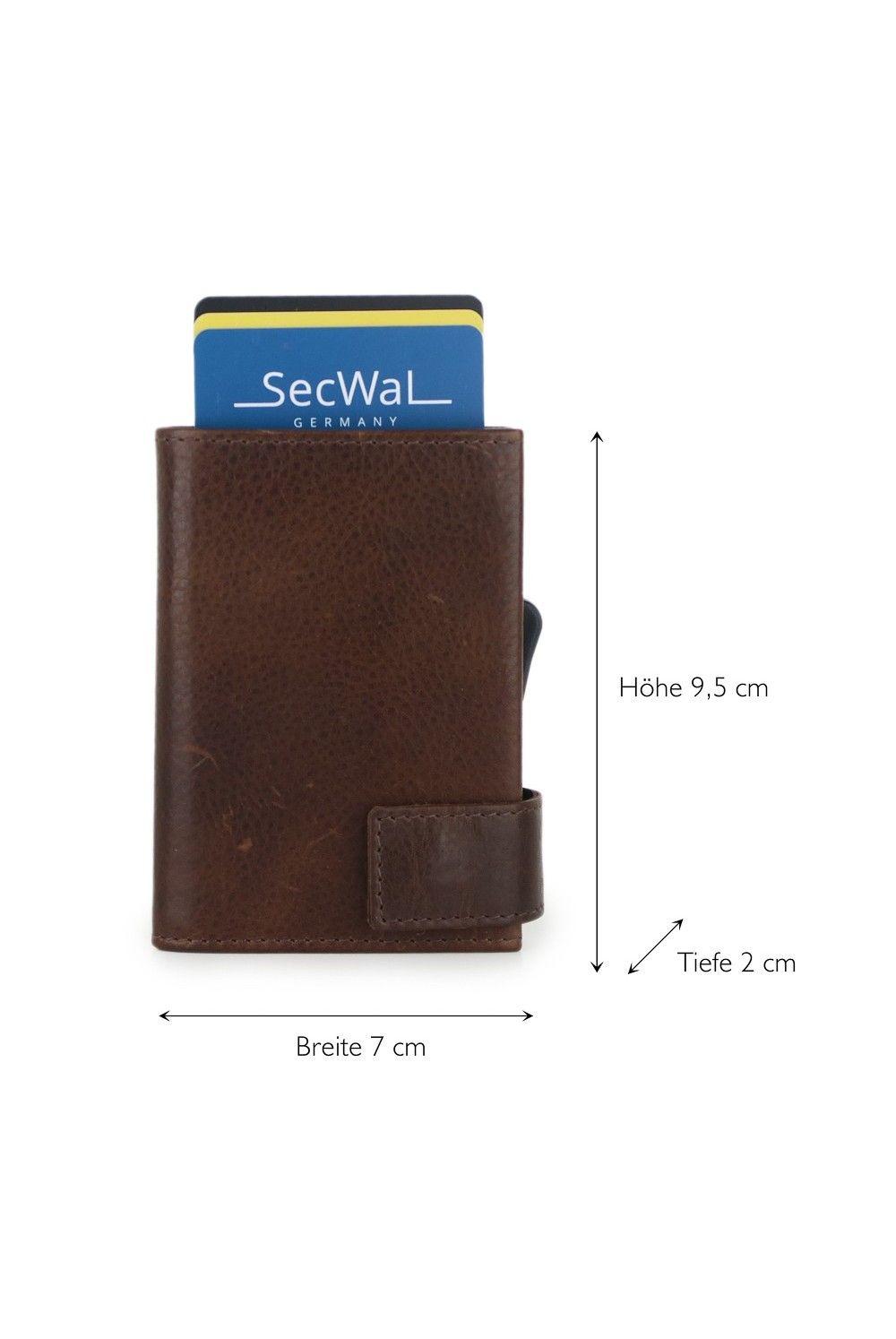 Porte-cartes SecWal DK Leather Bull Brown