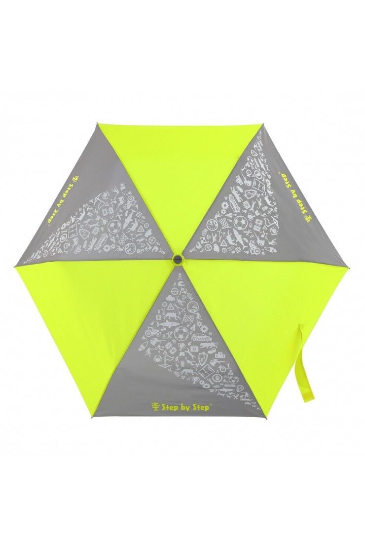 Kinder-Regenschirm Step by Step Gelb