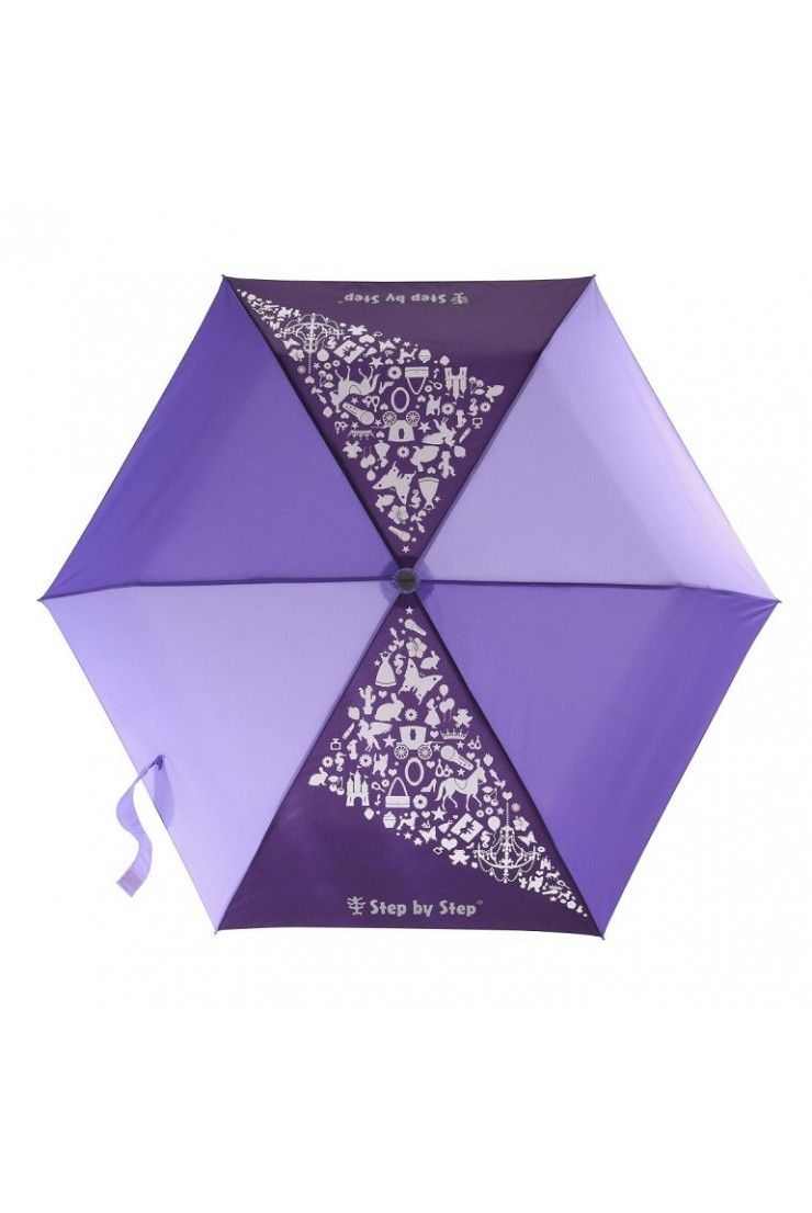 Step by Step umbrella Purple Magic Rain EFFECT