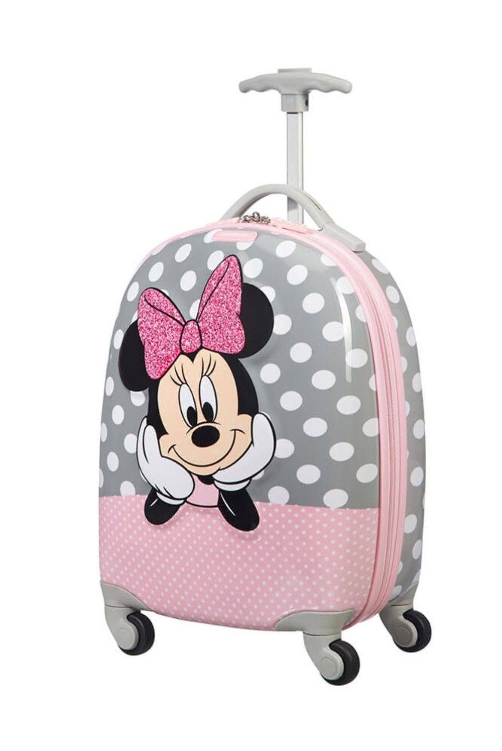 Kids suitcase by Samsonite Disney Ultimate 2.0 Minnie glitter 46 cm 4 wheel