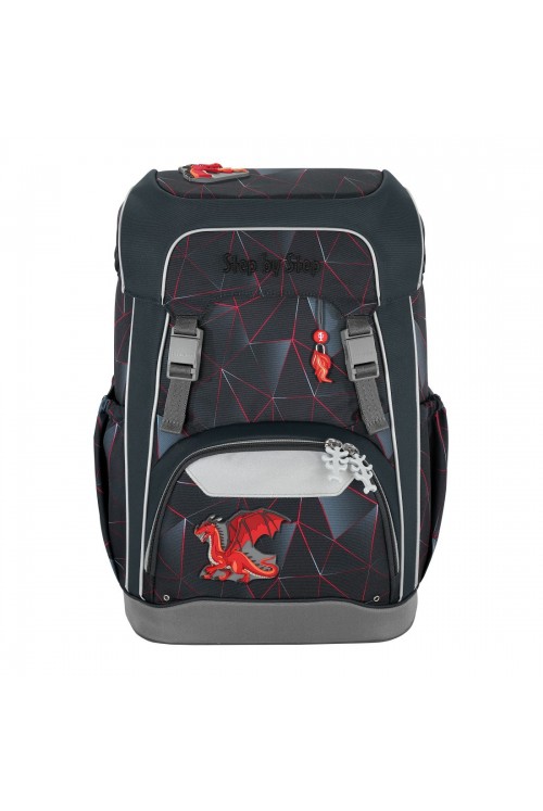 Step by Step Giant school backpack 5 parts Dragon Drako