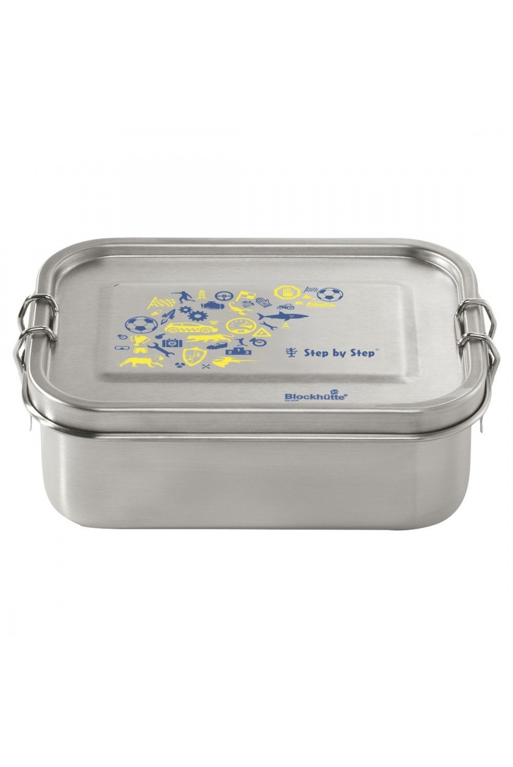 Step by Step Lunchbox Stainless Steel Blue & Yellow