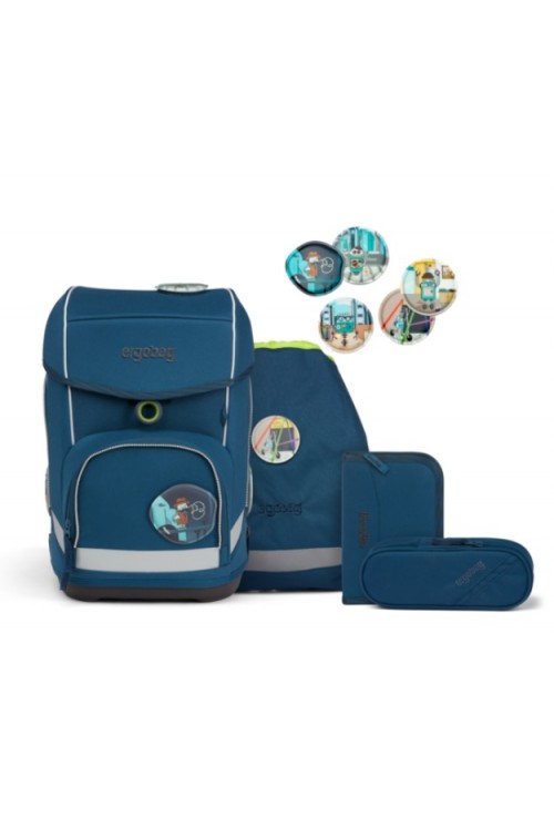 ergobag cubo school backpack set 5 pieces RobotBär