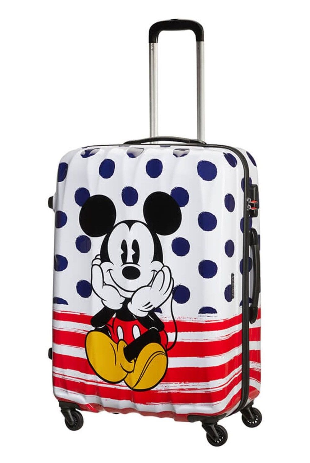 AT children's suitcase Mickey Blue Dot 65 cm 52 Liter