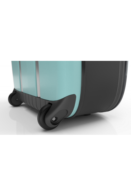 Koffer Handgepäck faltbar Rollink Flex Vega 2 Rad 55cm Aqua