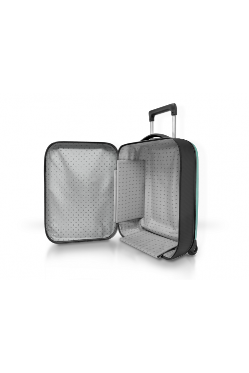 Suitcase hand luggage foldable Rollink Flex Vega 2 wheel 55cm Atlantic Blue