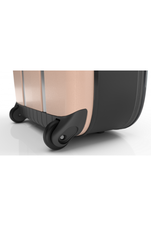 Koffer Handgepäck faltbar Rollink Flex Vega 2 Rad 55cm Rose Smoke
