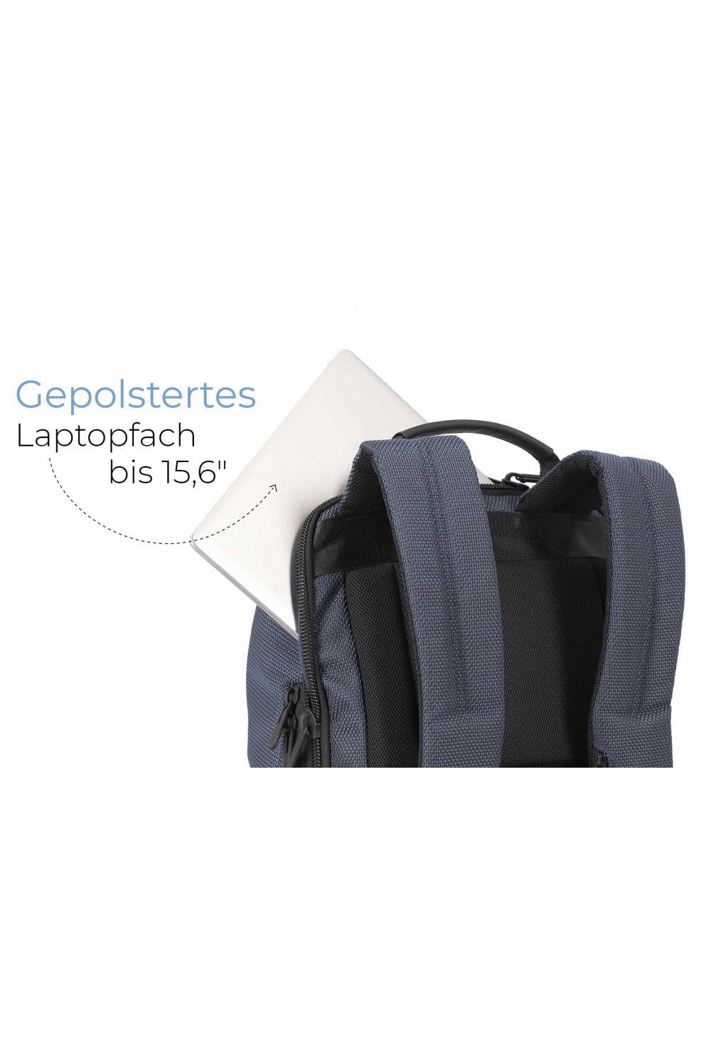 Travelite Meet Laptop Rucksack 15.6 Zoll Anthrazit