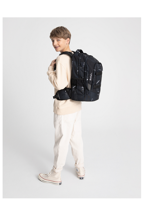 Satch school backpack Pack Ninja Matrix Swap
