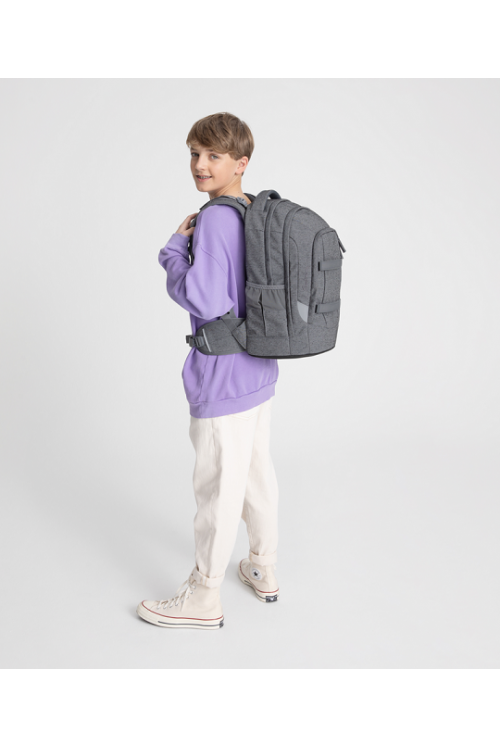 Satch school backpack Pack Collected Grey Swap
