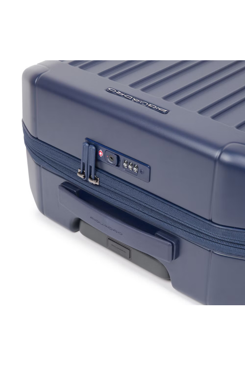Hand luggage suitcase PQ-Light Piquadro 55cm 4 wheel expandable