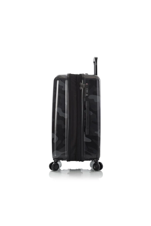 Koffer Heys Black Camo 4 Rad Medium 66cm erweiterbar | Hartschalenkoffer