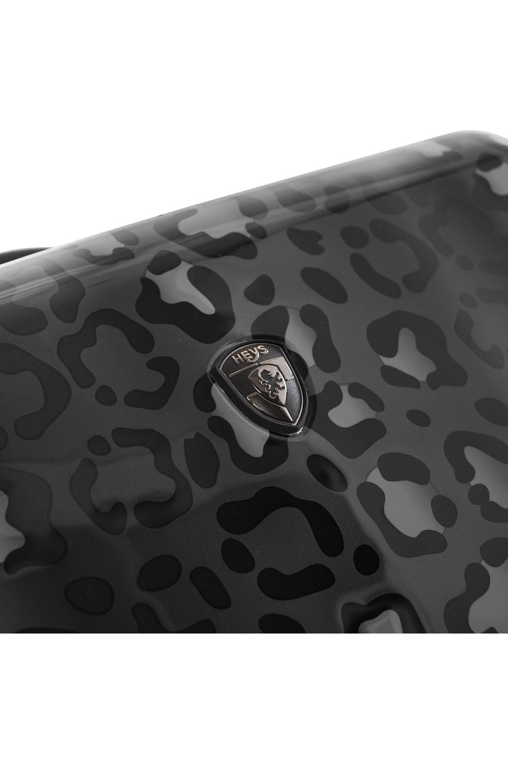 Koffer Handgepäck Heys Black Leopard 4 Rad 55cm erweiterbar
