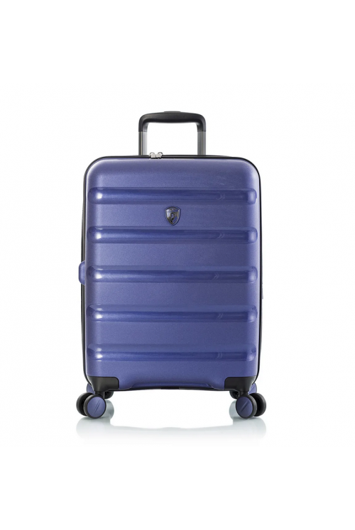 Suitcase hand luggage Heys Metallix 4 wheel 55cm expandable cobalt