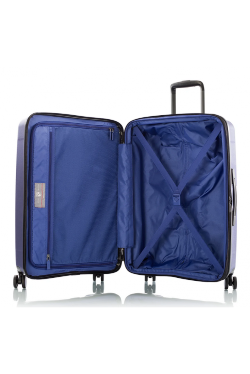 Suitcase hard shell Heys Metallix 66cm 4 wheel expandable cobalt