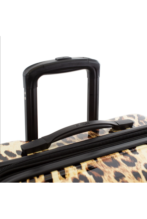 Suitcase hand luggage Heys Brown Leopard 4 wheel 53cm expandable