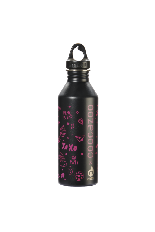Coocazoo drinking bottle stainless steel pink