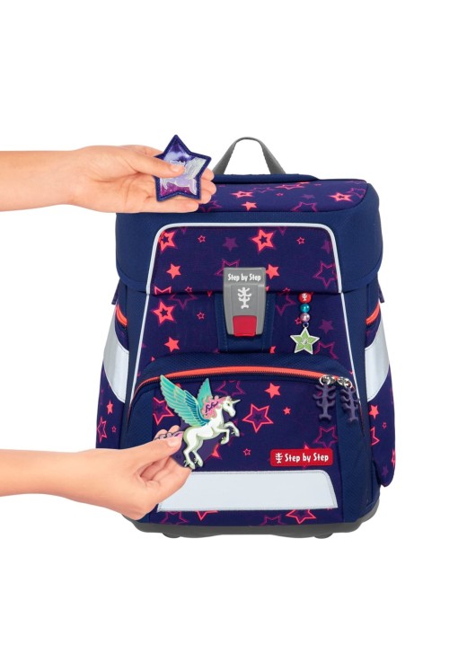 School backpack set Step by Step Space SHINE 5 pieces Pegasus Night Nuala
