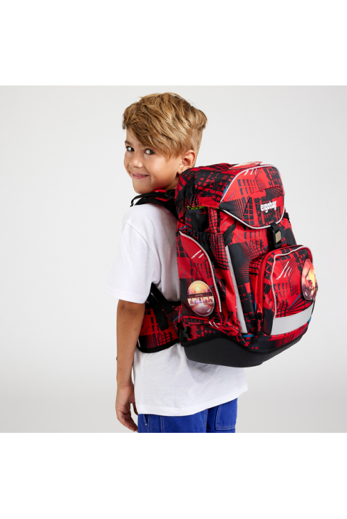 ergobag pack school backpack set 6 pieces AlarmBärreitschaft new