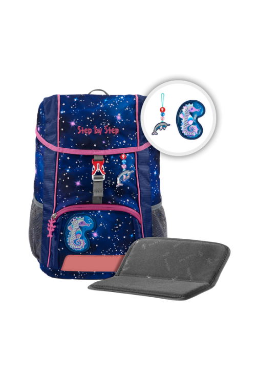 Children's backpack Step by Step KID REFLECT Star Seahorse Zoe