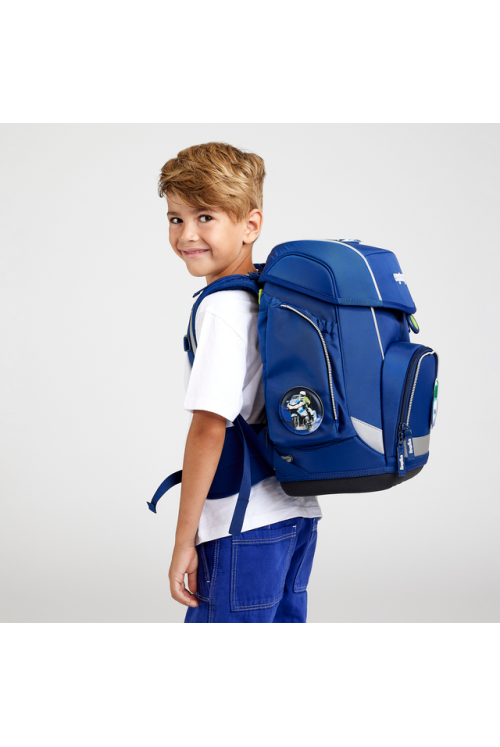 ergobag cubo school backpack set BlaulichtBär new