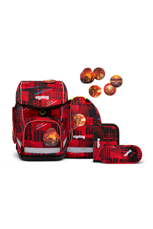 ergobag cubo school backpack set AlarmBärreitschaft