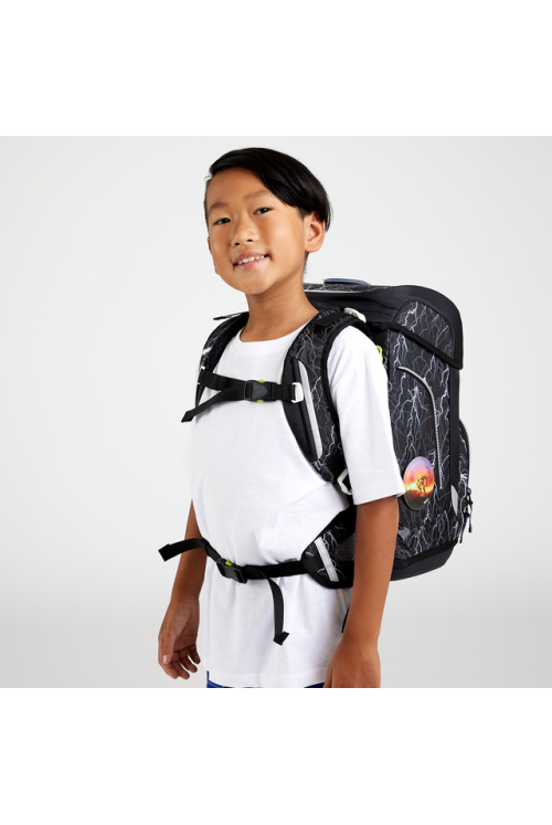 ergobag cubo light school backpack set Super ReflektBär new