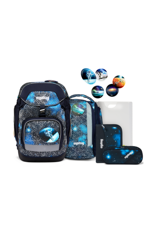 ergobag pack school backpack set 6 pieces Bär Anhalter Glow new
