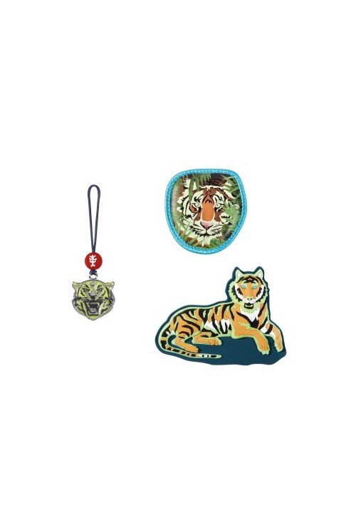 Step by Step Magnet Motif Magic Mags GLOW Tiger Night