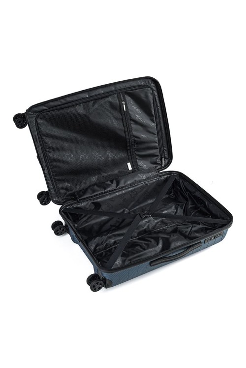 Koffer Medium AIRBOX AZ18 66cm 4 Rad Metallic Navy