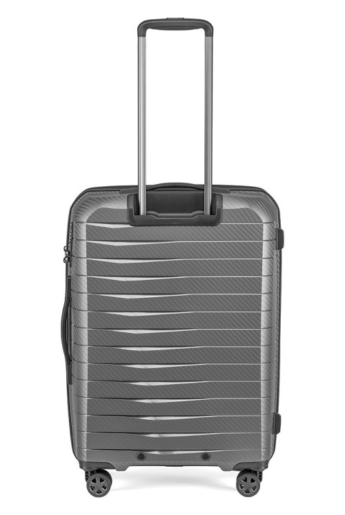 Koffer Medium AIRBOX AZ18 66cm 4 Rad Metallic Grey