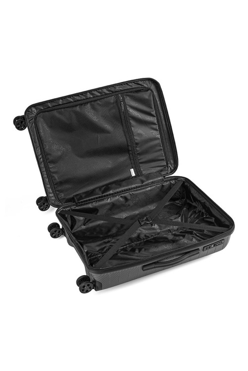 Suitcase Medium AIRBOX AZ18 66cm 4 wheels Metallic Grey
