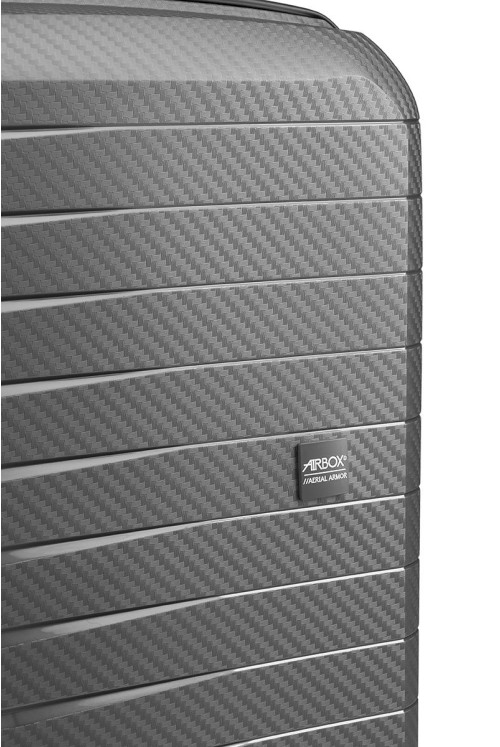 Koffer Medium AIRBOX AZ18 66cm 4 Rad Metallic Grey