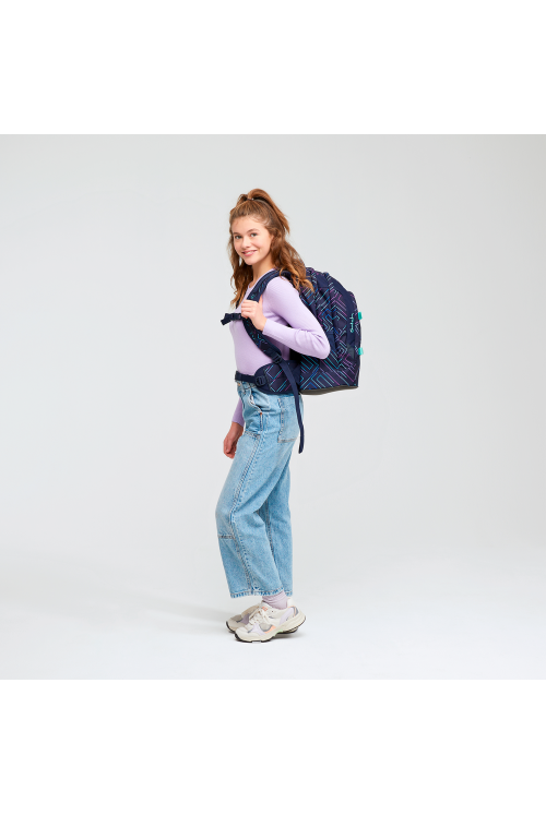 Satch school backpack Pack Purple Laser Swap