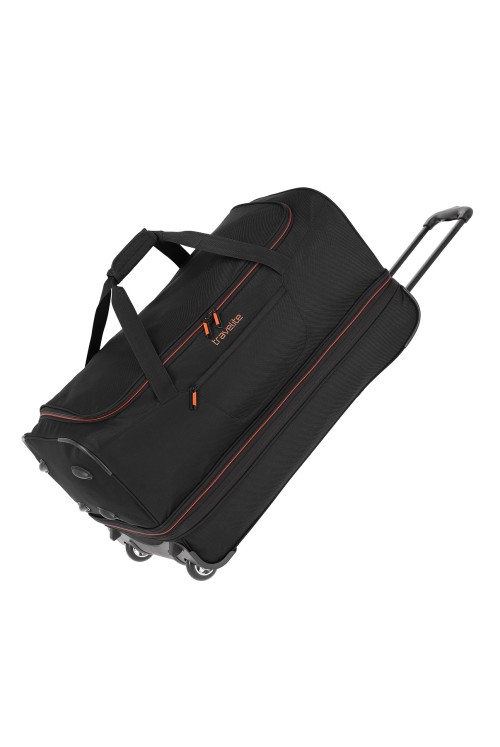 Travelite Basic grosse Reisetasche L mit 2 Rollen erweiterbar Doppeldecker