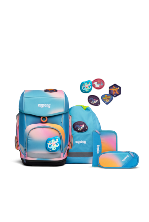 ergobag cubo school backpack set 5 pieces UrlaubsfieBär
