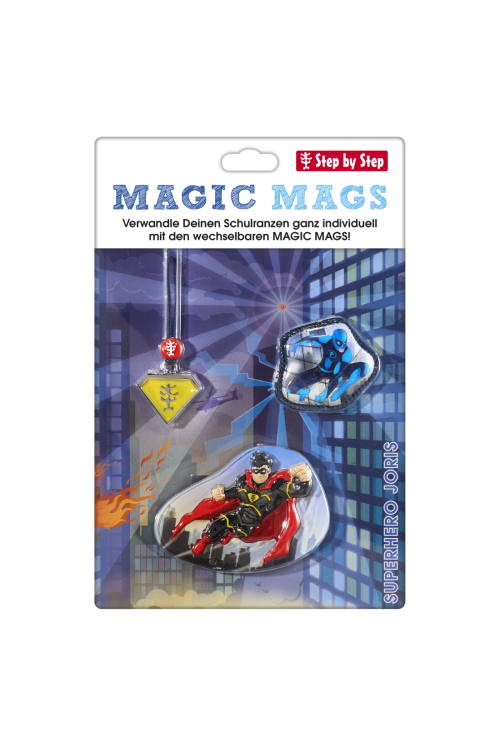 Step by Step Magnetic Motive Accessories Magic Mags Superhero Joris